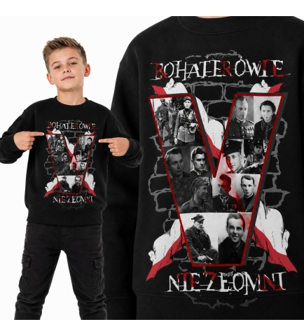 Bluza dziecięca Patriotyczna BOHATEROWIE NIEZŁOMNI